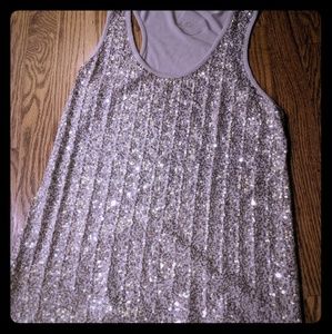 Sequined Tank Top